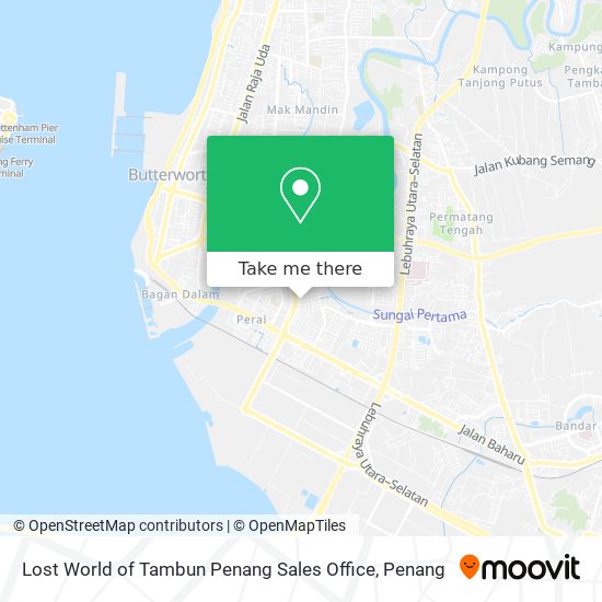 Peta Lost World of Tambun Penang Sales Office