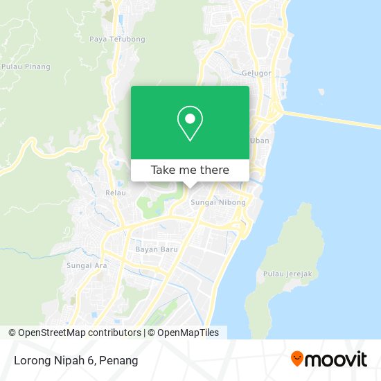 Lorong Nipah 6 map