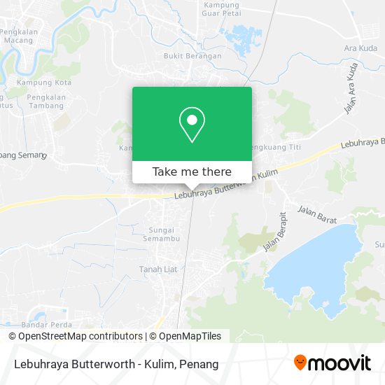 Peta Lebuhraya Butterworth - Kulim