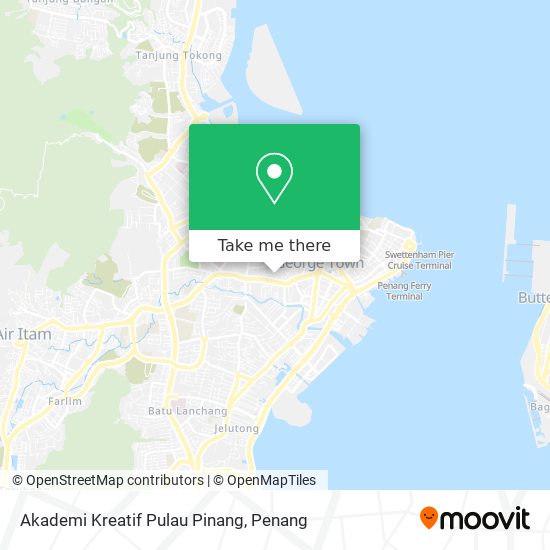 Akademi Kreatif Pulau Pinang map