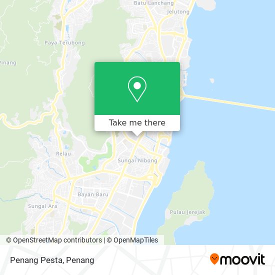 Penang Pesta map