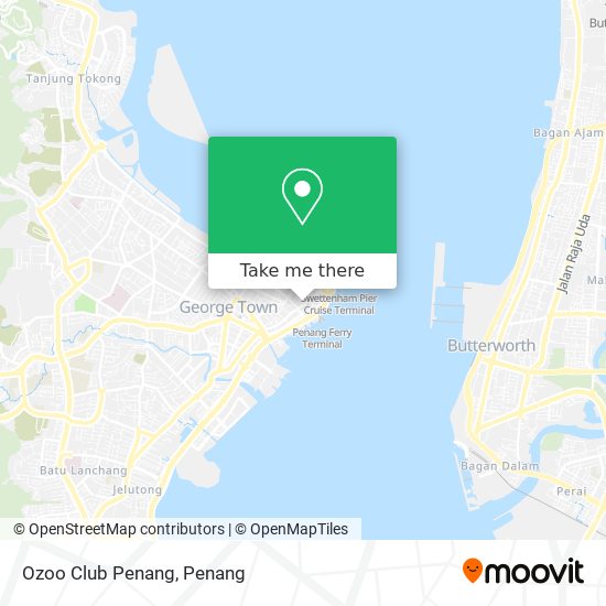 Ozoo Club Penang map
