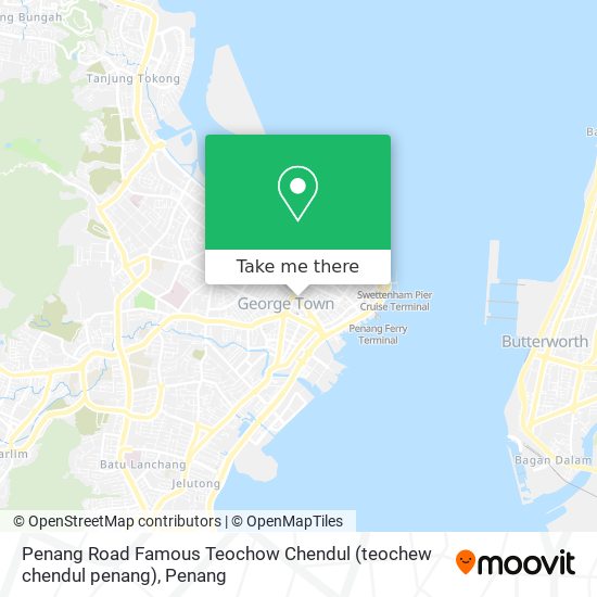 Penang Road Famous Teochow Chendul (teochew chendul penang) map