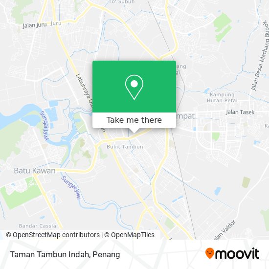 Peta Taman Tambun Indah