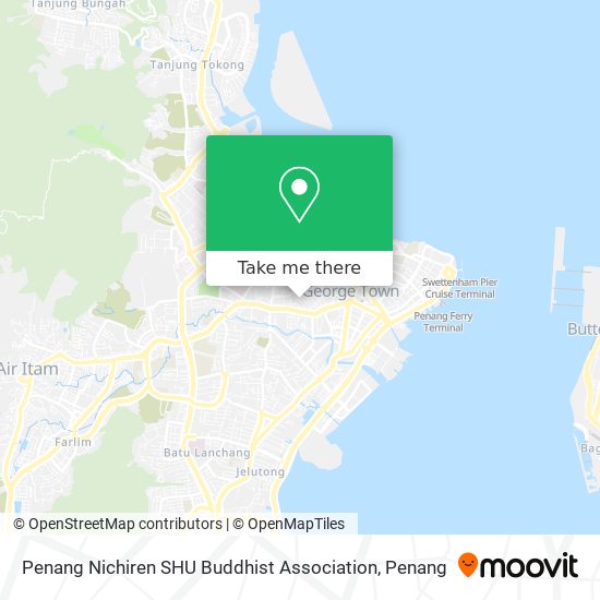 Penang Nichiren SHU Buddhist Association map