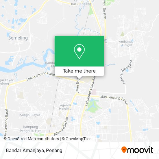 Bandar Amanjaya map