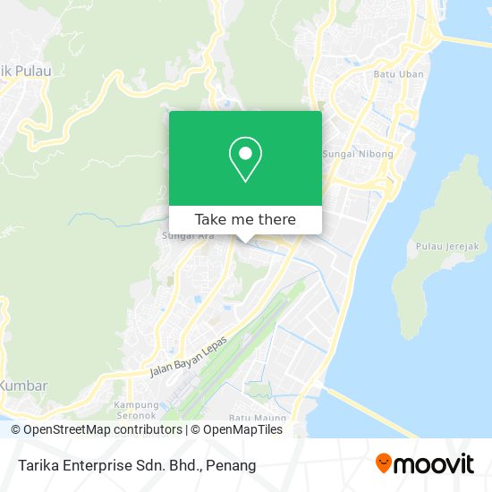 Tarika Enterprise Sdn. Bhd. map