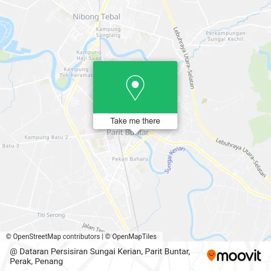 @ Dataran Persisiran Sungai Kerian, Parit Buntar, Perak map