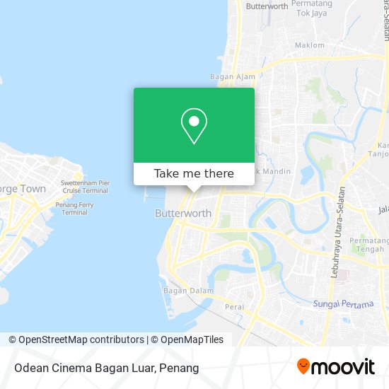 Odean Cinema Bagan Luar map