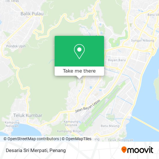 Desaria Sri Merpati map