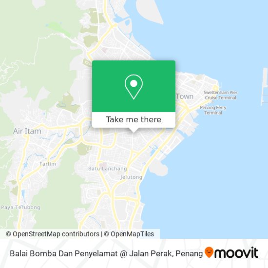 Peta Balai Bomba Dan Penyelamat @ Jalan Perak