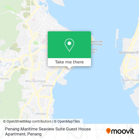 Peta Penang Maritime Seaview Suite Guest House Apartment