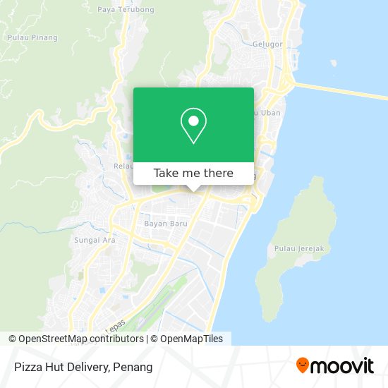 Pizza Hut Delivery map