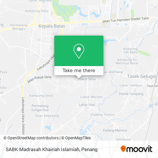 Peta SABK Madrasah Khairiah Islamiah