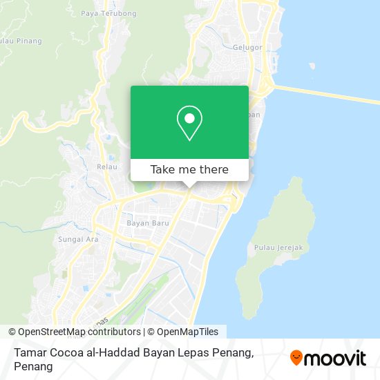 Tamar Cocoa al-Haddad Bayan Lepas Penang map