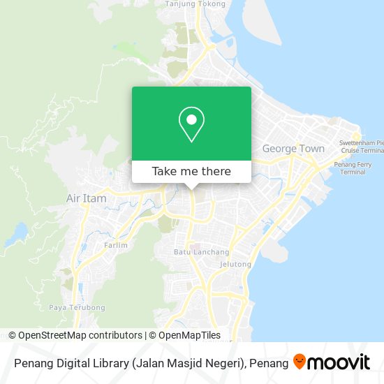Peta Penang Digital Library (Jalan Masjid Negeri)