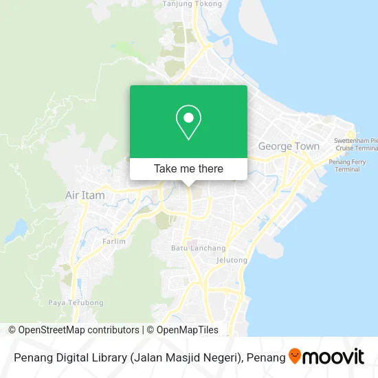 Penang Digital Library (Jalan Masjid Negeri) map