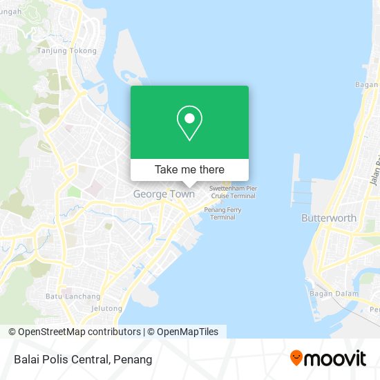 Balai Polis Central map