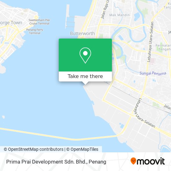 Prima Prai Development Sdn. Bhd. map