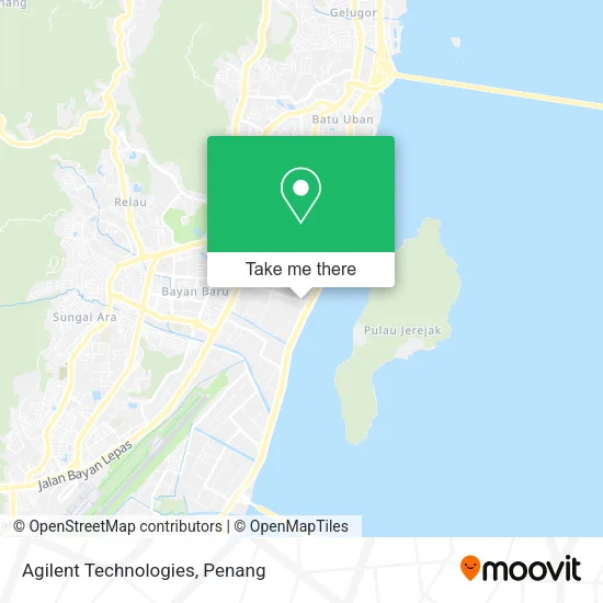 Agilent Technologies map