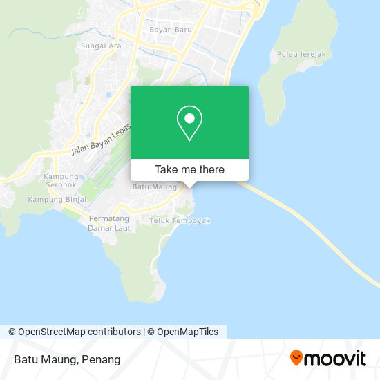 Batu Maung map