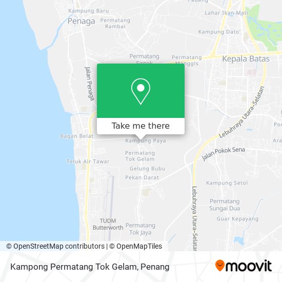 Peta Kampong Permatang Tok Gelam