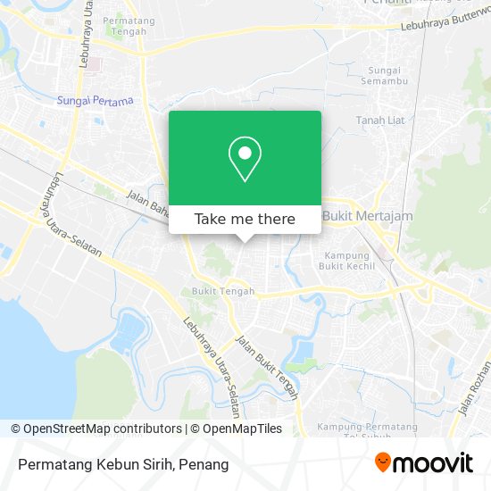 Peta Permatang Kebun Sirih