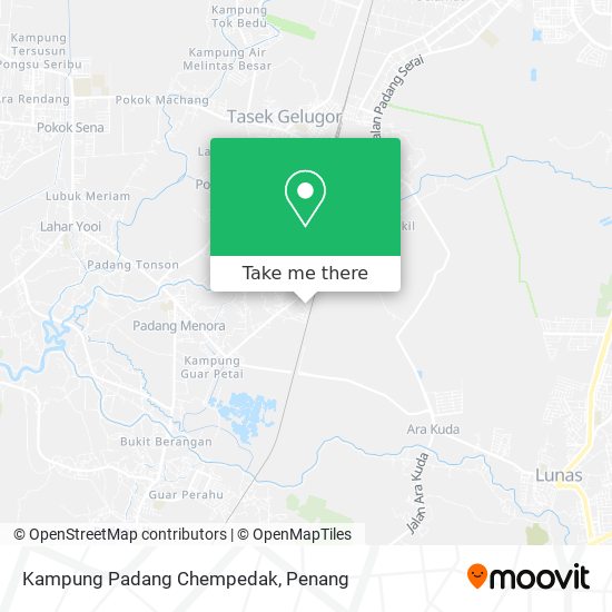 Kampung Padang Chempedak map