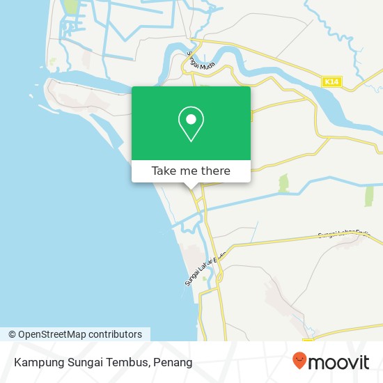 Peta Kampung Sungai Tembus