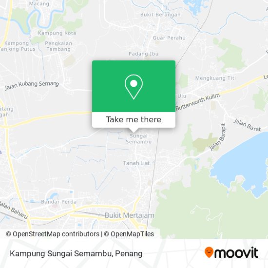 Kampung Sungai Semambu map