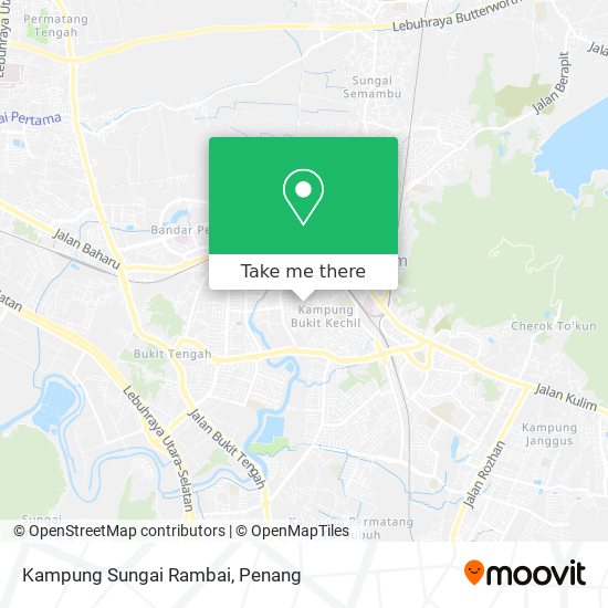 Peta Kampung Sungai Rambai