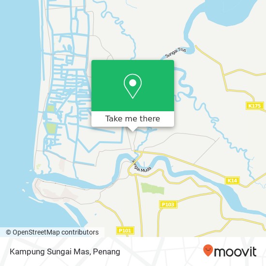 Kampung Sungai Mas map
