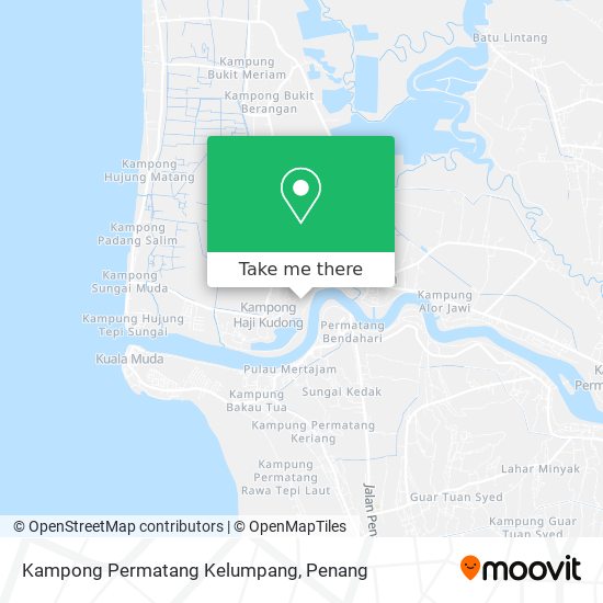 Peta Kampong Permatang Kelumpang