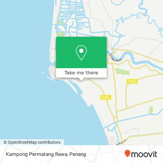 Kampong Permatang Rawa map
