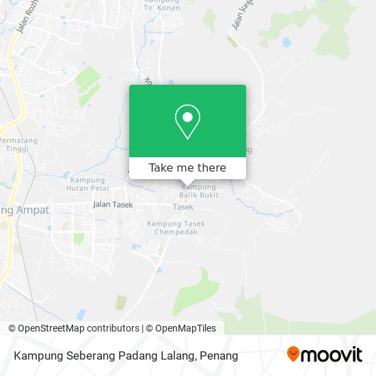 Kampung Seberang Padang Lalang map