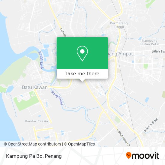 Kampung Pa Bo map