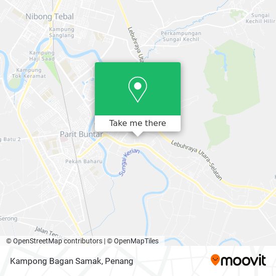 Kampong Bagan Samak map