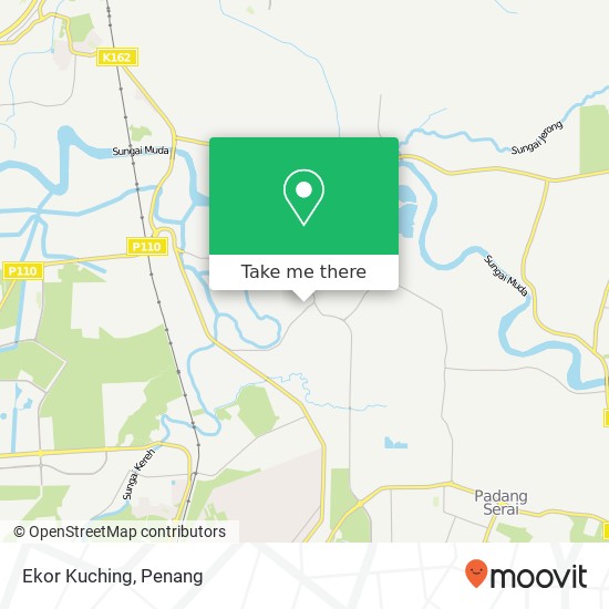 Ekor Kuching map