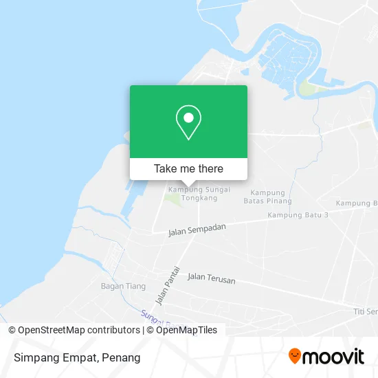 Simpang Empat map