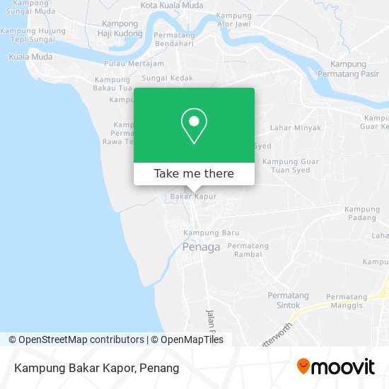 Kampung Bakar Kapor map