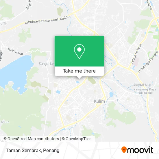 Taman Semarak map