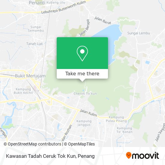 Kawasan Tadah Ceruk Tok Kun map