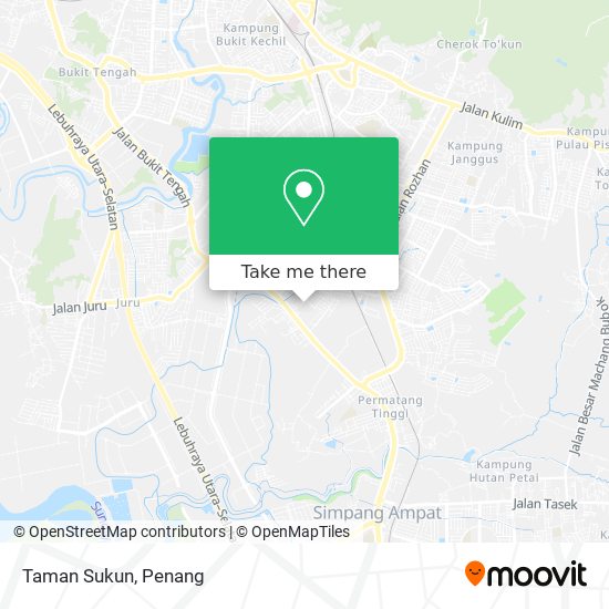 Taman Sukun map