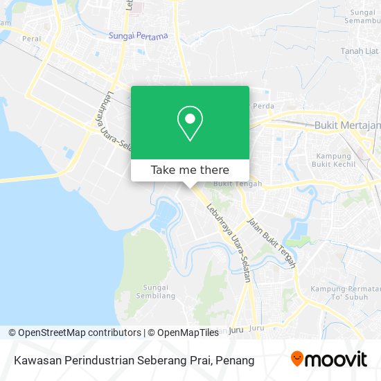 Kawasan Perindustrian Seberang Prai map