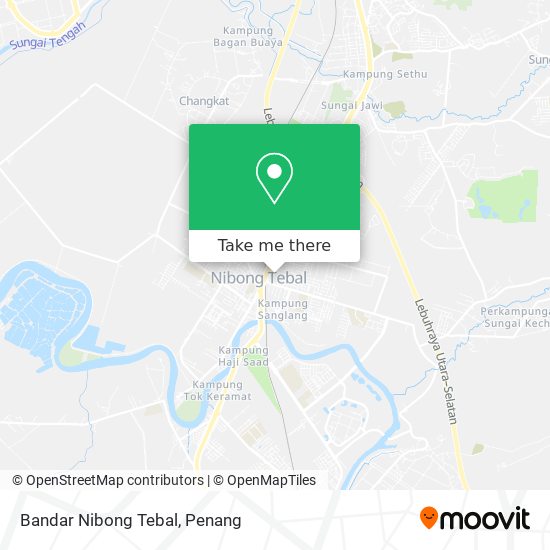 Bandar Nibong Tebal map