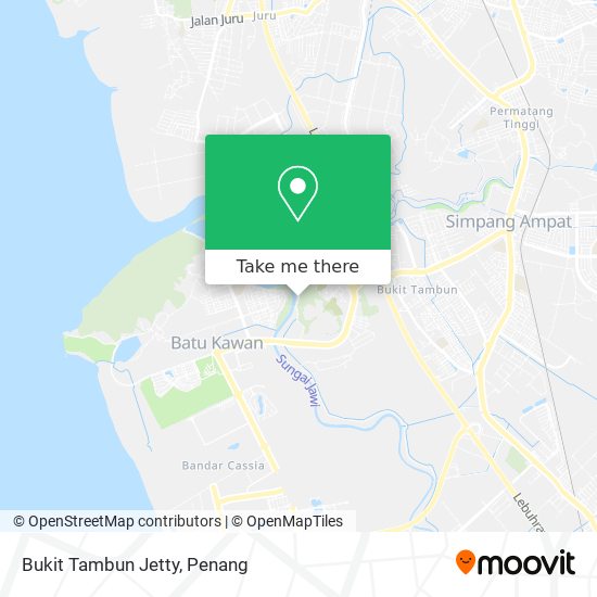 Bukit Tambun Jetty map