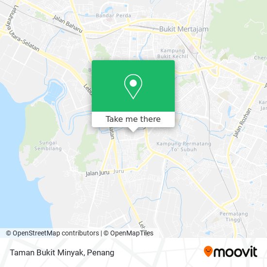 Peta Taman Bukit Minyak