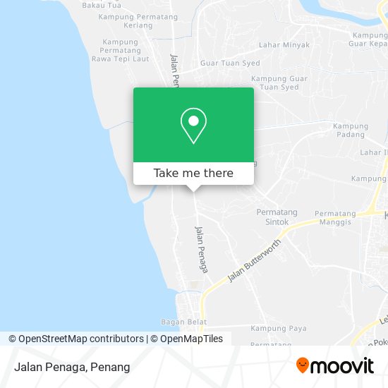 Jalan Penaga map