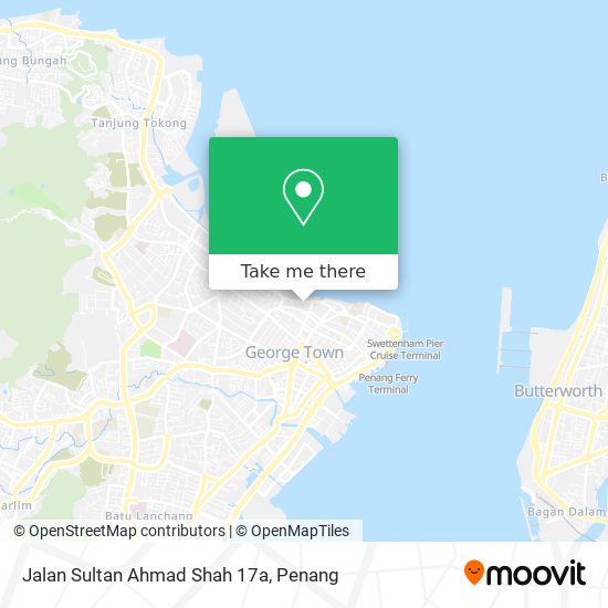 Peta Jalan Sultan Ahmad Shah 17a