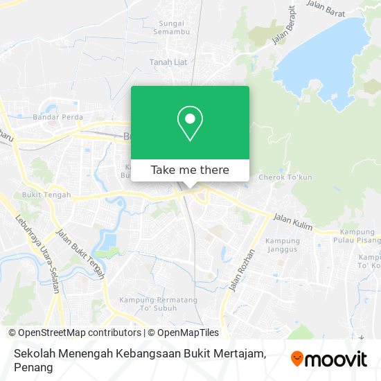 Peta Sekolah Menengah Kebangsaan Bukit Mertajam